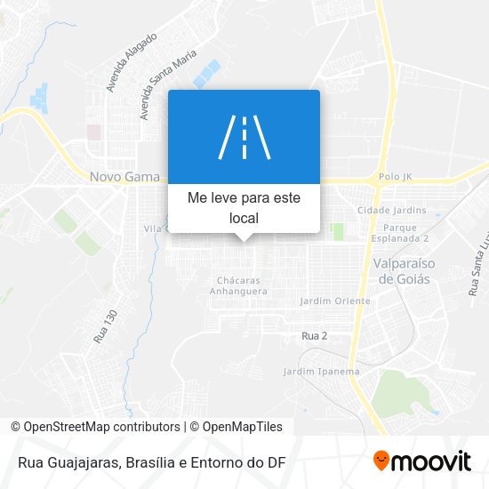 Rua Guajajaras mapa