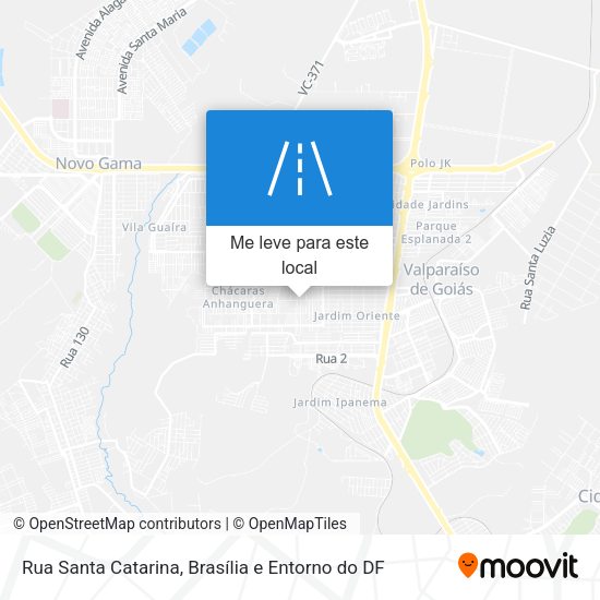 Rua Santa Catarina mapa