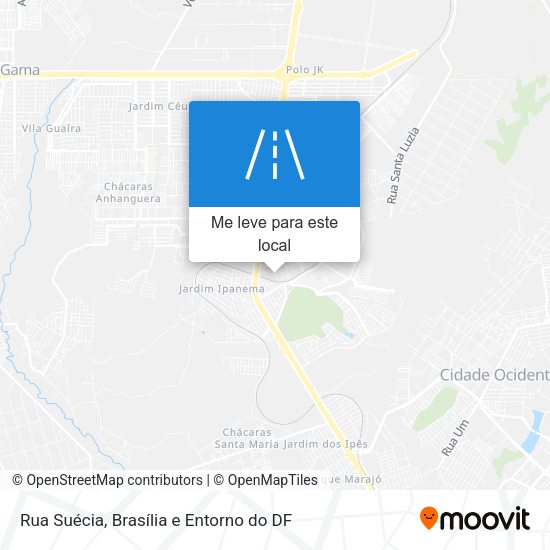 Rua Suécia mapa