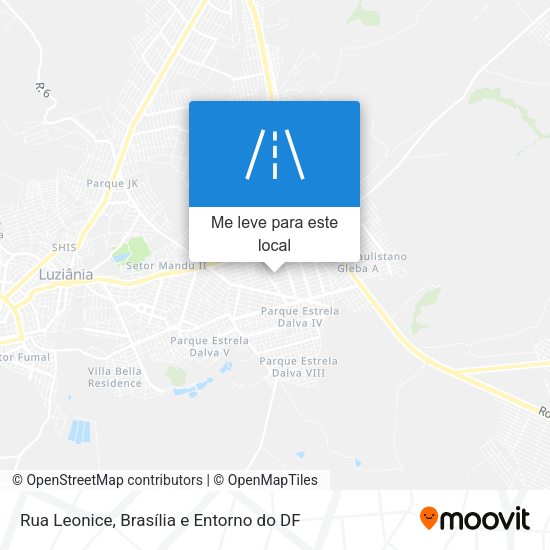 Rua Leonice mapa