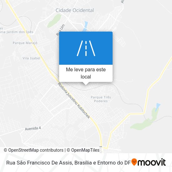 Rua São Francisco De Assis mapa