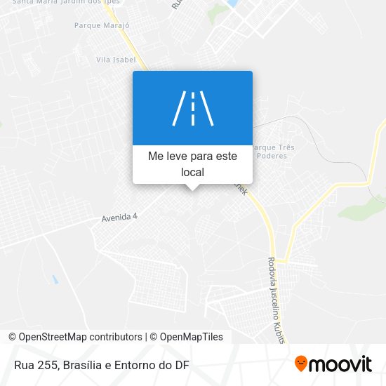 Rua 255 mapa
