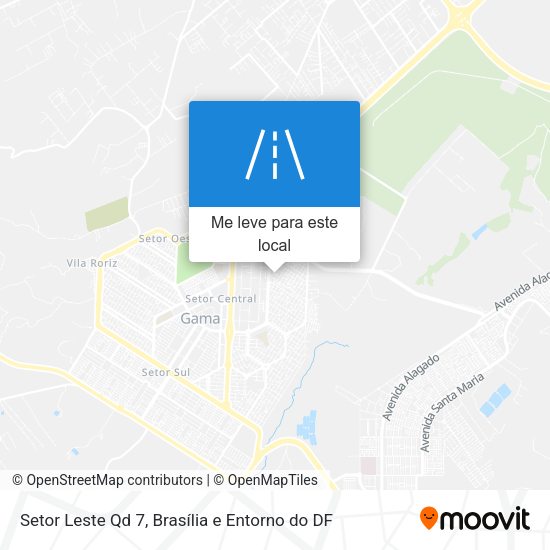 Setor Leste Qd 7 mapa