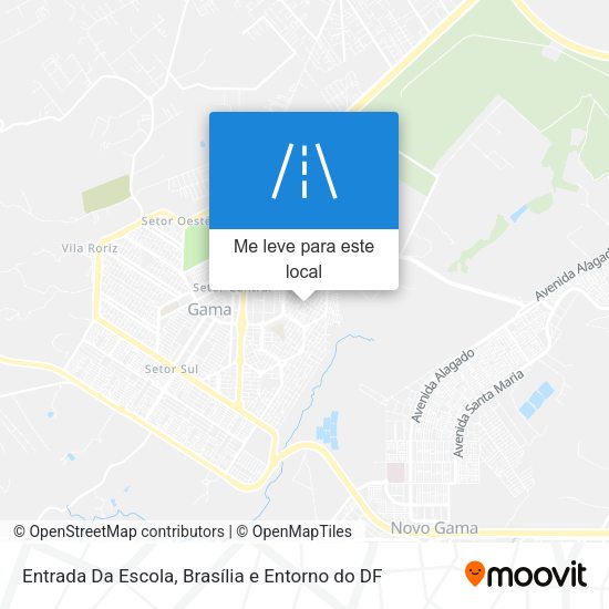 Entrada Da Escola mapa