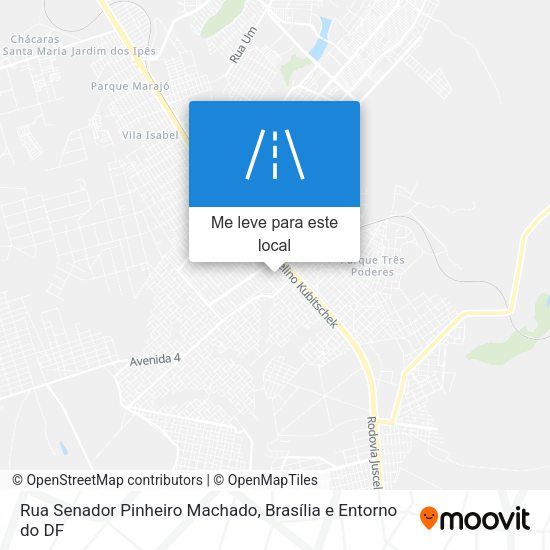 Rua Senador Pinheiro Machado mapa