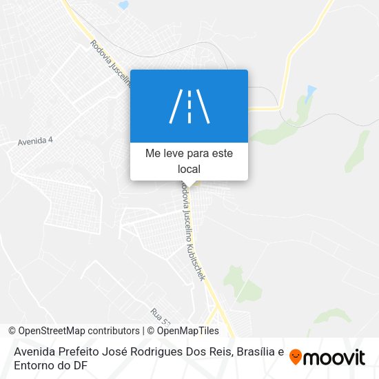 Avenida Prefeito José Rodrigues Dos Reis mapa