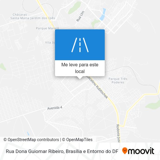 Rua Dona Guiomar Ribeiro mapa