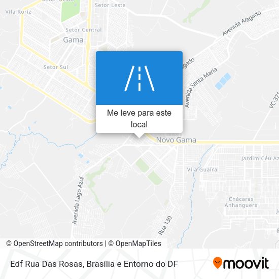 Edf Rua Das Rosas mapa