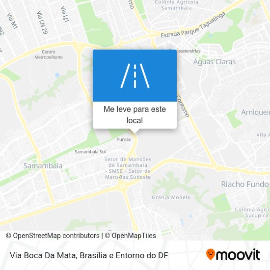 Via Boca Da Mata mapa