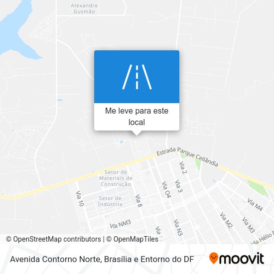 Avenida Contorno Norte mapa