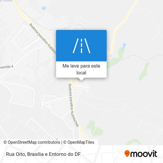 Rua Oito mapa