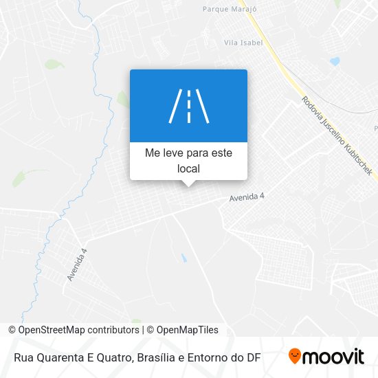 Rua Quarenta E Quatro mapa