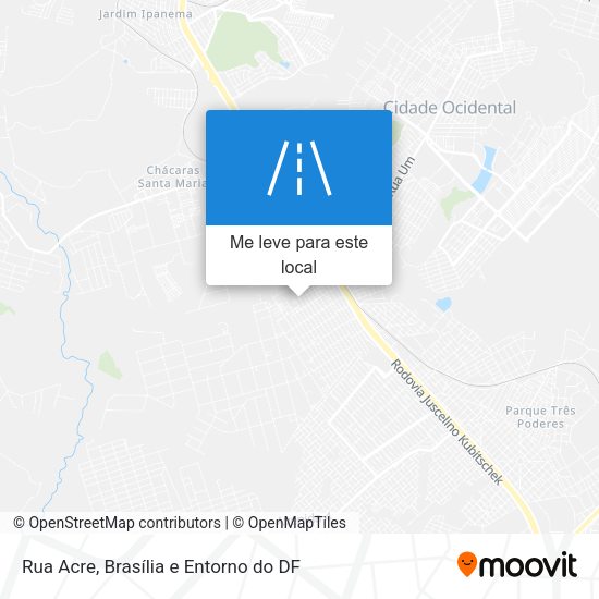 Rua Acre mapa
