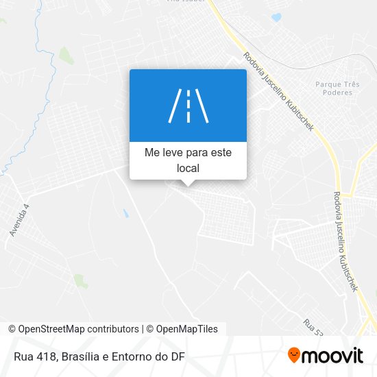 Rua 418 mapa