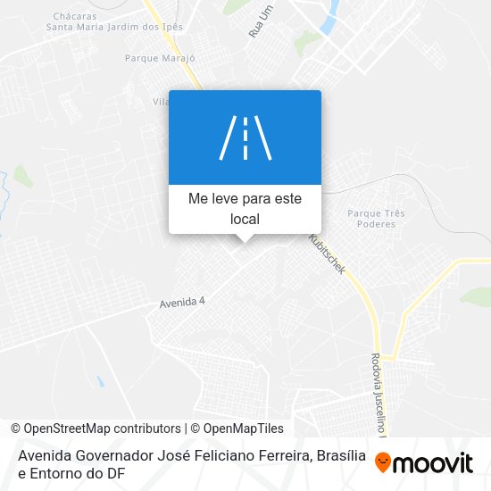 Avenida Governador José Feliciano Ferreira mapa