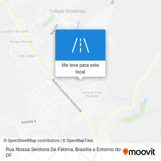 Rua Nossa Senhora De Fátima mapa