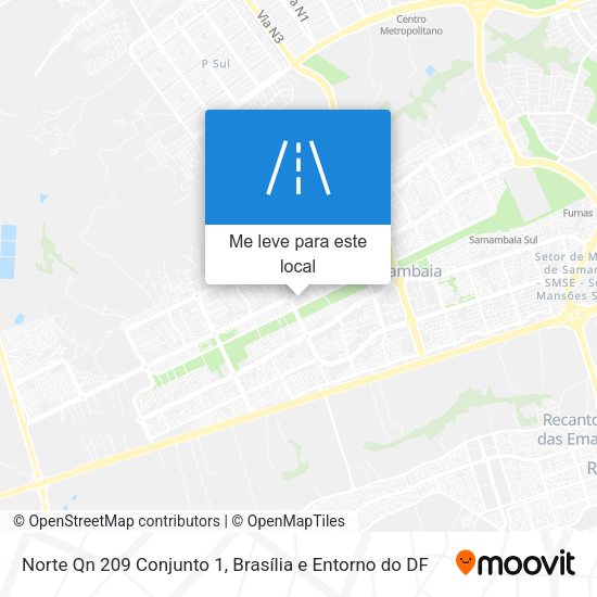 Norte Qn 209 Conjunto 1 mapa