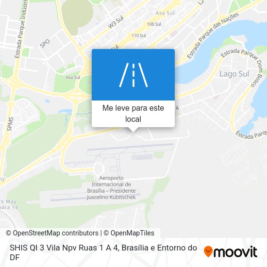 SHIS QI 3 Vila Npv Ruas 1 A 4 mapa