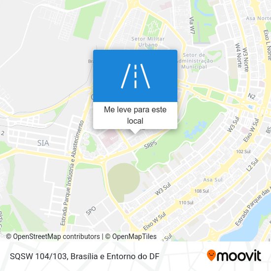 SQSW 104/103 mapa