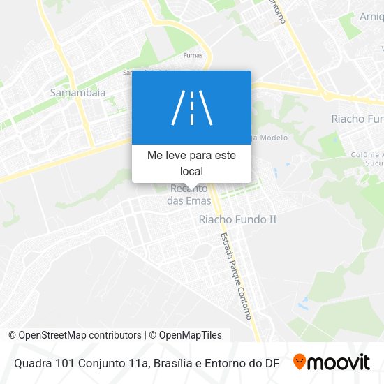 Quadra 101 Conjunto 11a mapa
