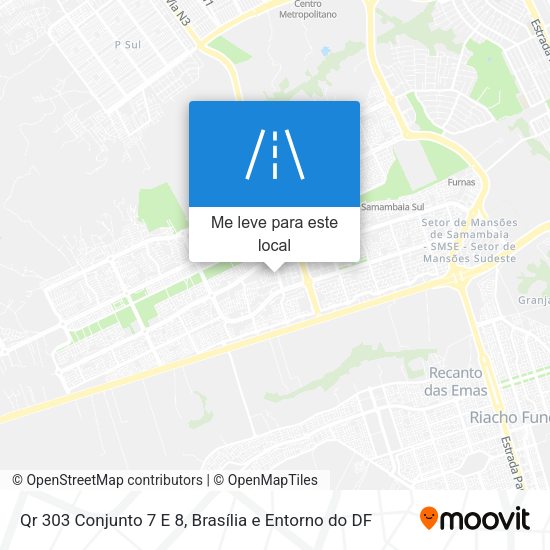 Qr 303 Conjunto 7 E 8 mapa