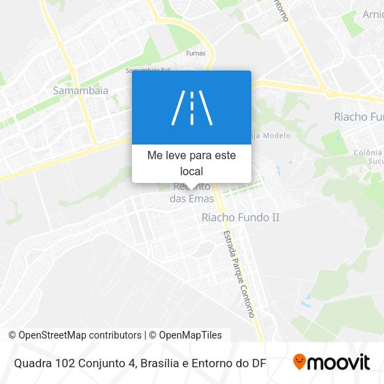 Quadra 102 Conjunto 4 mapa