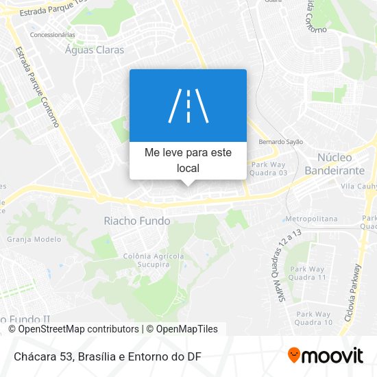Chácara 53 mapa
