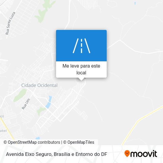 Avenida Eixo Seguro mapa