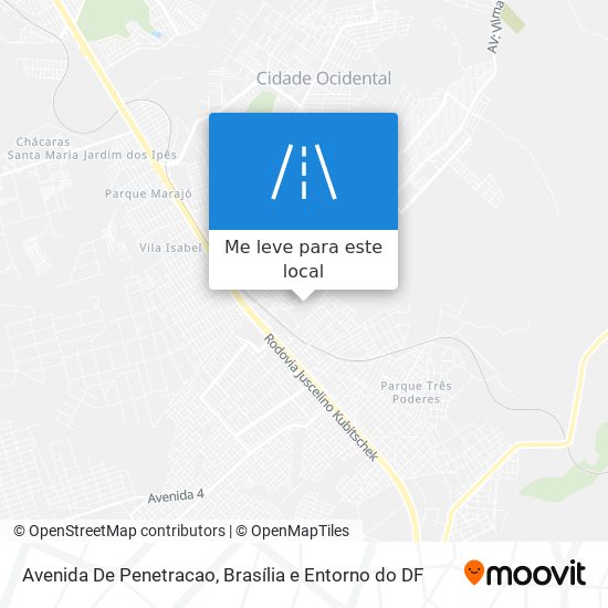 Avenida De Penetracao mapa