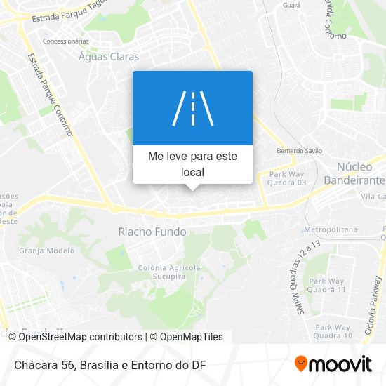 Chácara 56 mapa