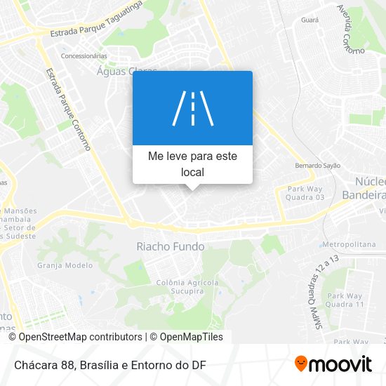 Chácara 88 mapa