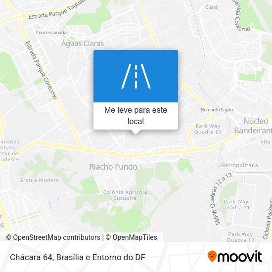 Chácara 64 mapa