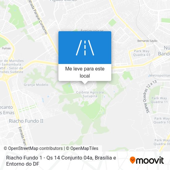 Riacho Fundo 1 - Qs 14 Conjunto 04a mapa