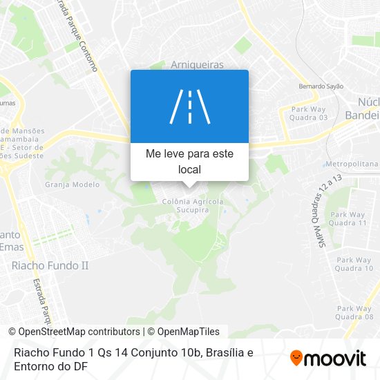 Riacho Fundo 1 Qs 14 Conjunto 10b mapa