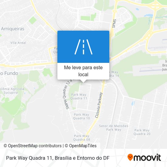 Park Way Quadra 11 mapa