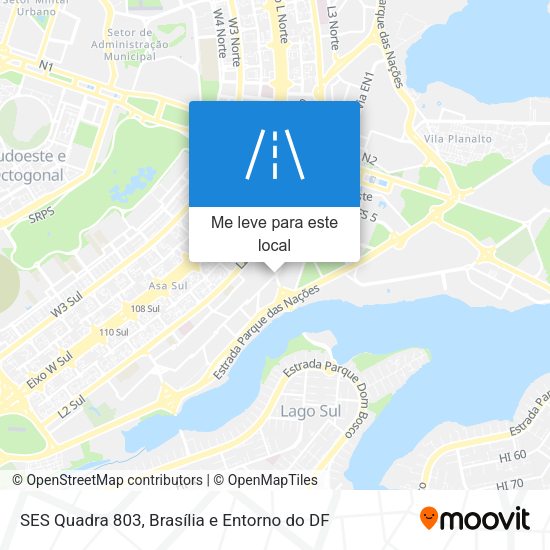 SES Quadra 803 mapa