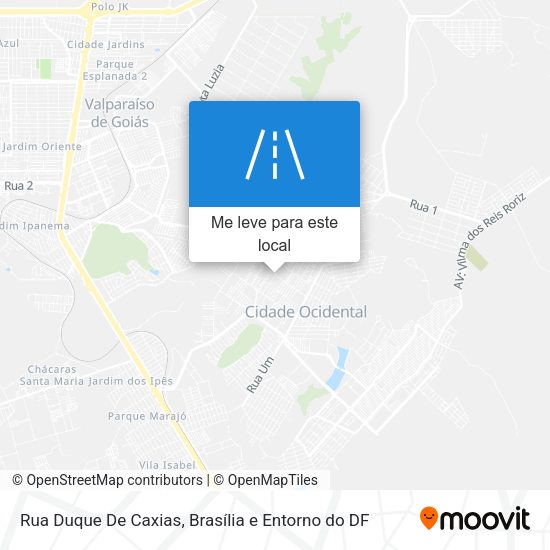 Rua Duque De Caxias mapa