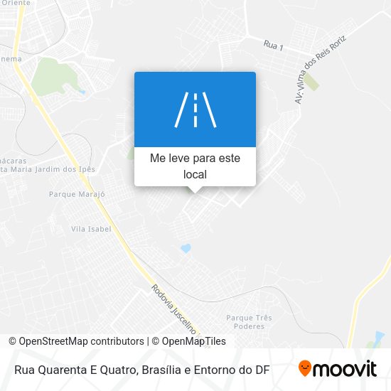 Rua Quarenta E Quatro mapa