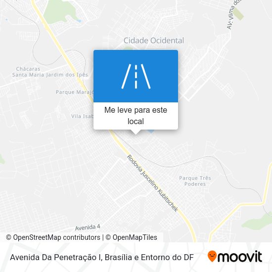 Avenida Da Penetração I mapa