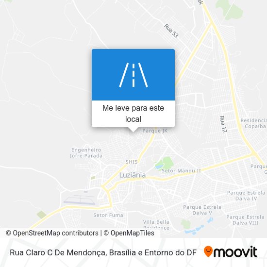 Rua Claro C De Mendonça mapa