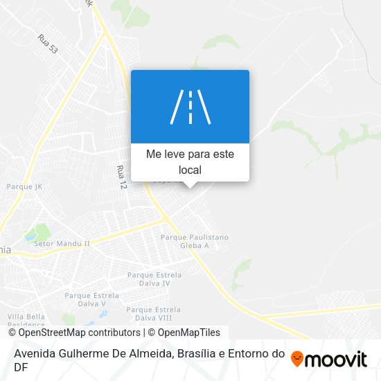 Avenida Gulherme De Almeida mapa