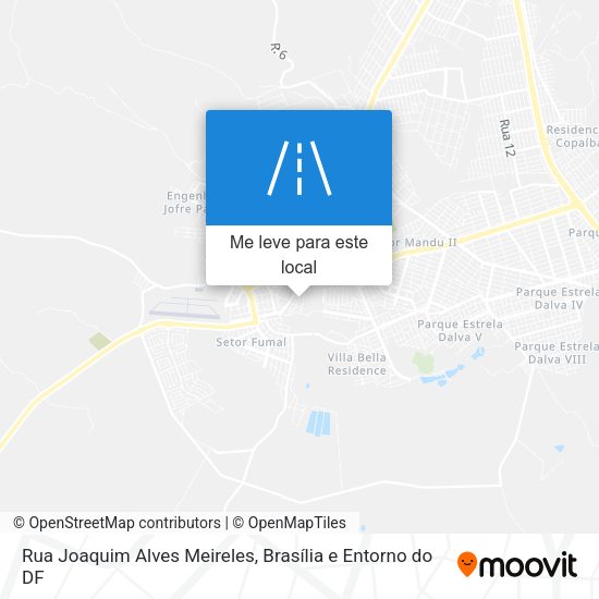 Rua Joaquim Alves Meireles mapa