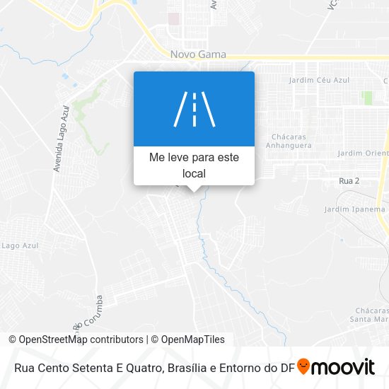 Rua Cento Setenta E Quatro mapa