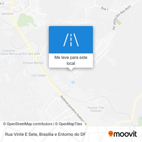 Rua Vinte E Sete mapa