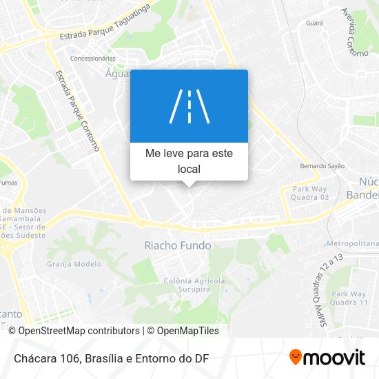 Chácara 106 mapa