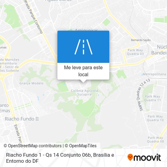 Riacho Fundo 1 - Qs 14 Conjunto 06b mapa