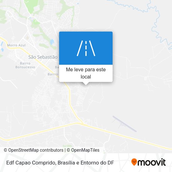 Edf Capao Comprido mapa