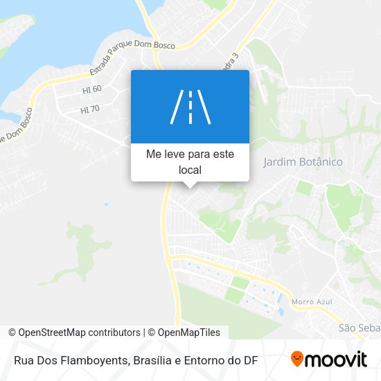 Rua Dos Flamboyents mapa