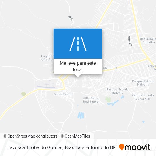 Travessa Teobaldo Gomes mapa