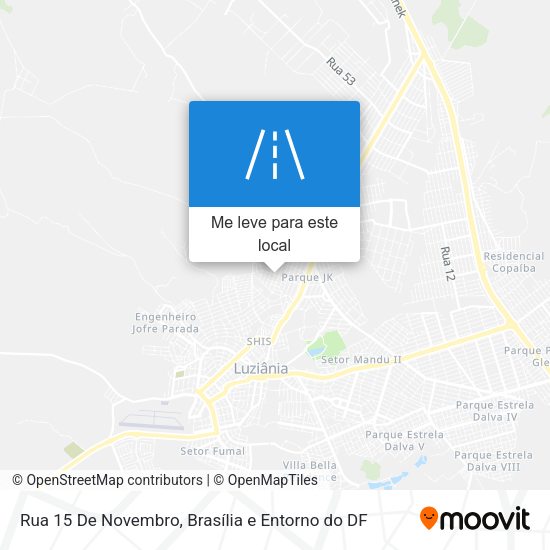Rua 15 De Novembro mapa